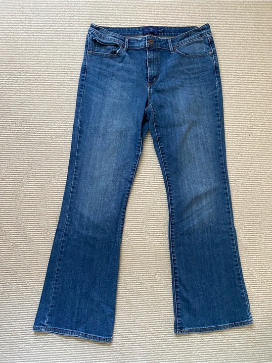 Levi's Denim - Levi's Boot Cut Jeans Dark Blue Wash Demi Curve Classic Flare Size 16